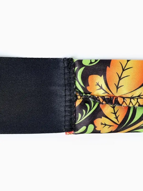 Карнавальный набор "Народная краса" юбка р-р 40-48, воротник, повязка, цвет чёрный