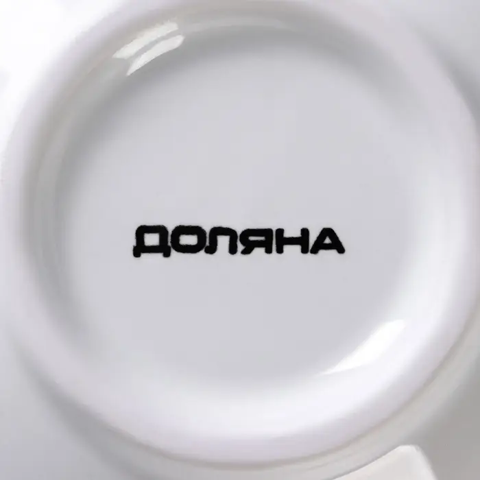 Конфетница Доляна &laquo;Зайка&raquo;, 13&times;10&times;9 см, доломит, белая