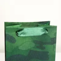 Пакет подарочный под бутылку, упаковка, &laquo;С 23 февраля&raquo;, 13&times;36&times;10 см