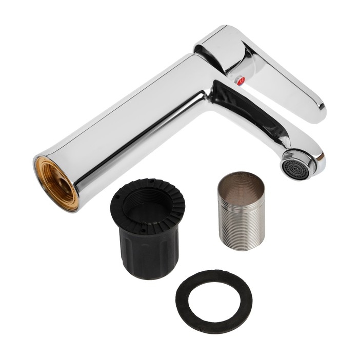 Смеситель для раковины ZEIN ZC2044, картридж керамика 35 мм, без подводки, хром Смеситель для раковины ZEIN ZC2044, картридж керамика 35 мм, без подводки, хром