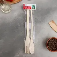 Набор кухонных принадлежностей Доляна «Русская душа», 3 предмета, 31×4 см Набор кухонных принадлежностей Доляна «Русская душа», 3 предмета, 31×4 см