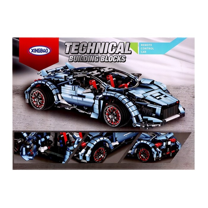 Конструктор радиоуправляемый «Спорткар», 914 деталей Конструктор радиоуправляемый «Спорткар», 914 деталей