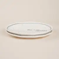 Тарелки SL Home &laquo;Милый дом&raquo;, d=21 см, фарфор, набор 2 шт., белые