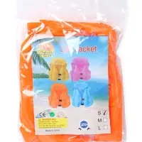 Жилет для плавания, размер S, цвет оранжевый