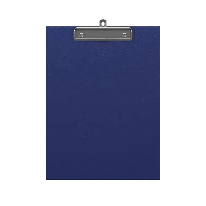 Планшет с зажимом А4, 2 мм, ErichKrause Standard, картон/бумвинил, синий (клипборд)