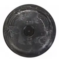 Кашпо со вставкой 1 л d15 см h14см МИКРИТ серый слайн