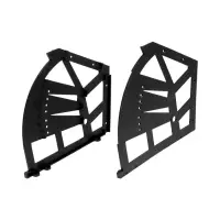 Механизм для обувницы полок CAPPIO, 3-х ярусная, до 13 мм, пластик, черный