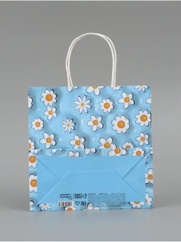 Пакет подарочный &laquo;Котики&raquo;, 22 х 22 х 11 см