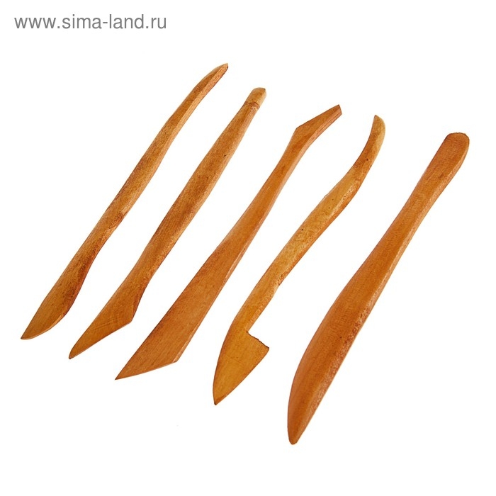 Набор деревянных стеков  Набор деревянных стеков "Сонет", 5 штук, 20 см