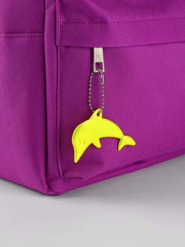 Светоотражающий элемент «Дельфин», двусторонний, 7×5.2 см, МИКС Светоотражающий элемент «Дельфин», двусторонний, 7×5.2 см, МИКС