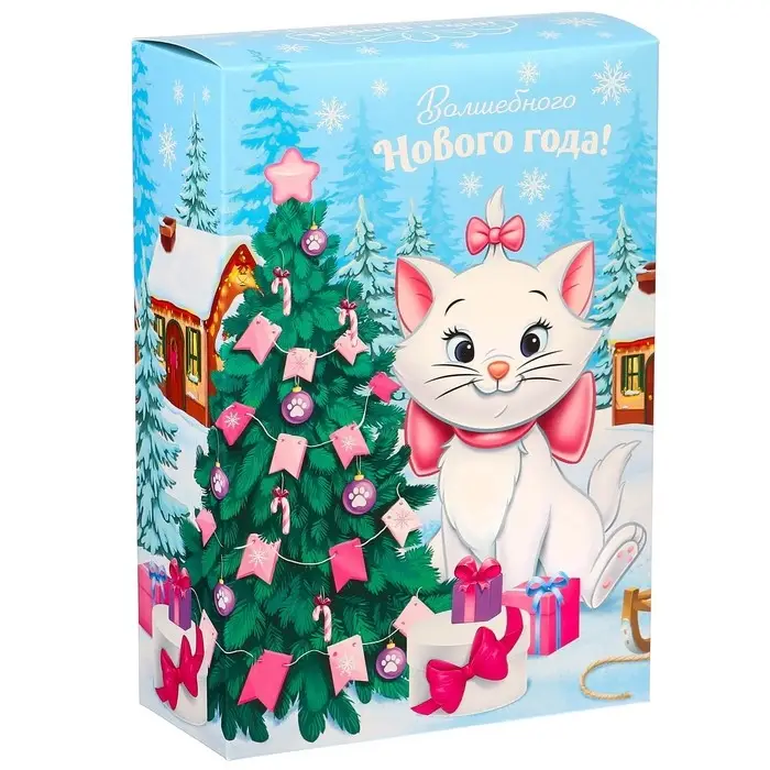 Коробка подарочная «Волшебного Нового года», 16×23×7.5 см, Коты аристократы Коробка подарочная «Волшебного Нового года», 16×23×7.5 см, Коты аристократы