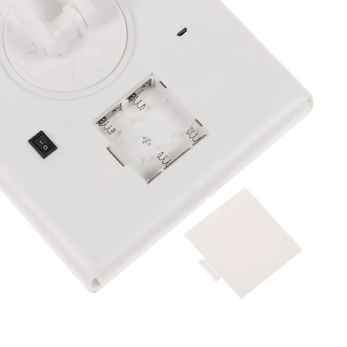 Зеркало Luazon KZ-07, подсветка, 30&times;18&times;7 см, 22 диода, 4хААА, (не в комплекте), белое