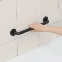 Поручень для ванны антискользящий St&ouml;lz, 43.5&times;7&times;5.5 см, нержавеющая сталь, чёрный