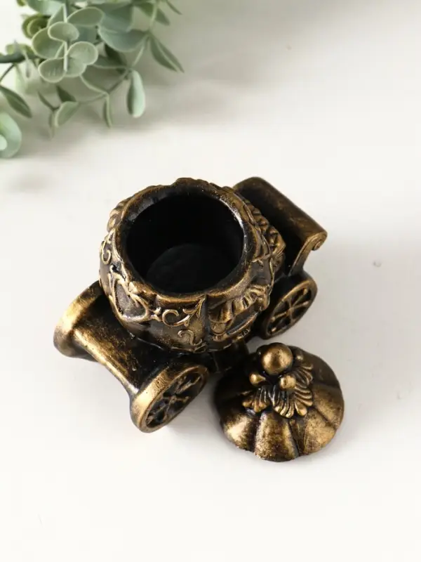 Шкатулка "Карета золотая" 11х10х6 см