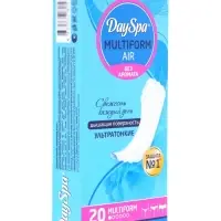 Прокладки ежедневные Day Spa, мультиформ Air, без запаха, нормал, 20 шт.