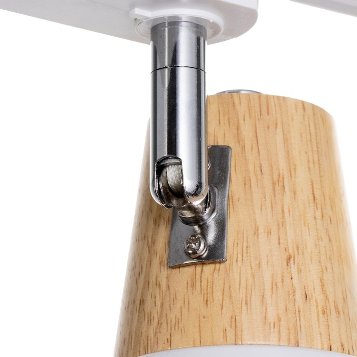 Светильник трековый Светильник трековый "Паулина" Е27 40Вт белый 16х12х18см