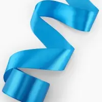 Лента атласная, 50 мм, 23&plusmn;1 м, тёмно-голубая