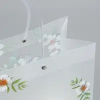 Пакет подарочный прозрачный , "Самой лучшей" 30 х 26 х 12