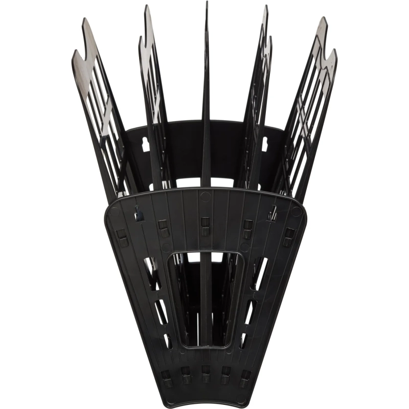 Лоток вертикальный Attache Веер сборный на 4 отделения черный юк