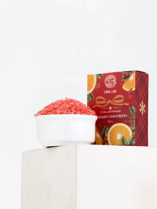 URAL LAB Арома Саунд Соль для ванны с ароматом пряного глинвейна, 100 гр URAL LAB Арома Саунд Соль для ванны с ароматом пряного глинвейна, 100 гр