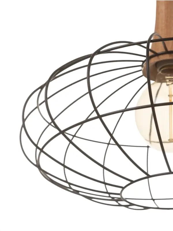 Светильник &laquo;Чикаго&raquo; 1&times;40 Вт Е27 черный/коричневый 39&times;39&times;35(135)см