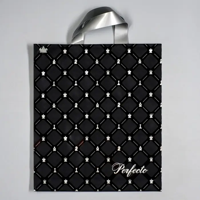 Пакет «Перфекто Шахматы», полиэтиленовый с петлевой ручкой, 35×31 см, 95 мкм Пакет «Перфекто Шахматы», полиэтиленовый с петлевой ручкой, 35×31 см, 95 мкм