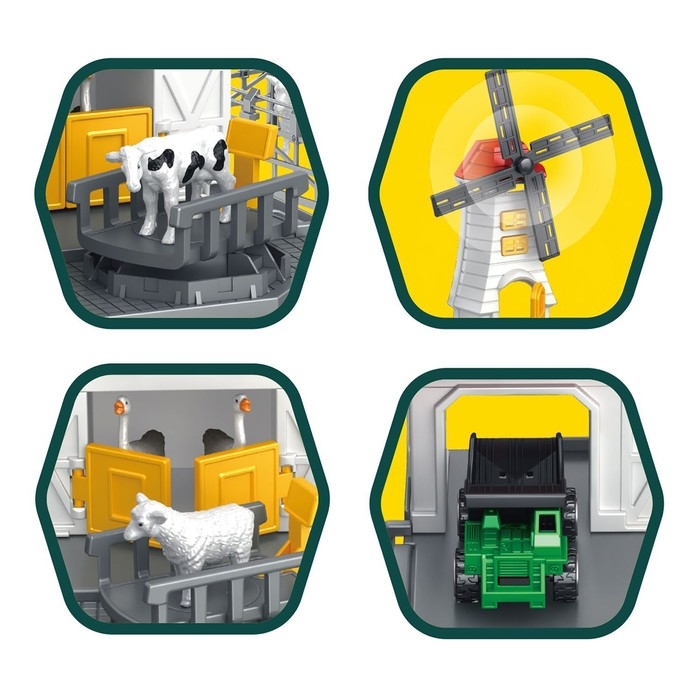 Парковка «Ферма», амбар, вольеры, транспорт, животные Парковка «Ферма», амбар, вольеры, транспорт, животные