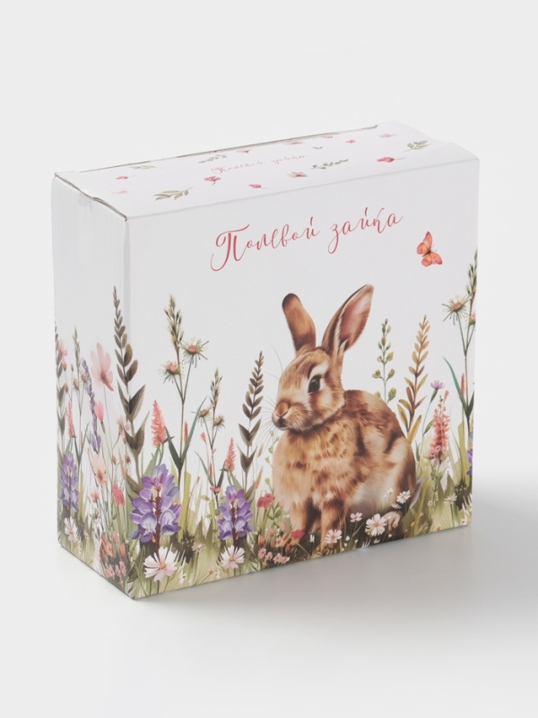 Салатник Доляна «Зайка», фарфор,15.5×6 см, белый Салатник Доляна «Зайка», фарфор,15.5×6 см, белый