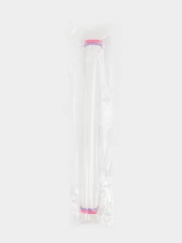 Скалка для теста с ограничителями кондитерская KONFINETTA, 32.5 см, пластик, белая