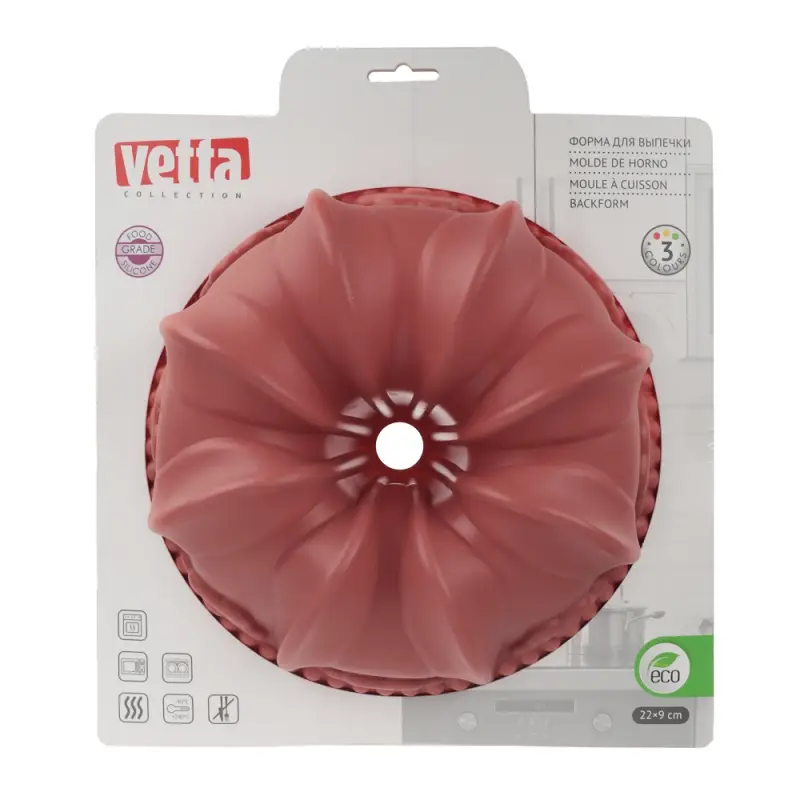 VETTA Форма силиконовая 22x9см, "Тыква"