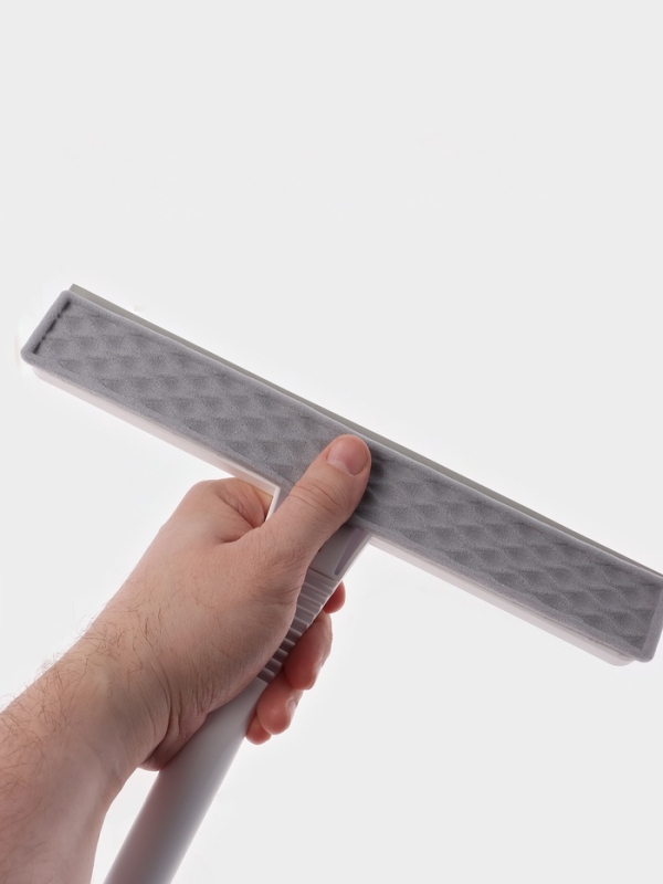 Окномойка гибкая, 5 насадок, с заглушкой, составная 4х секционная ручка, 138 см Окномойка гибкая, 5 насадок, с заглушкой, составная 4х секционная ручка, 138 см