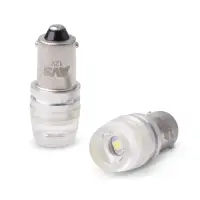 B016 Т8/белый/ (BA9S) 1,5W LENS CONE, блистер 2 шт