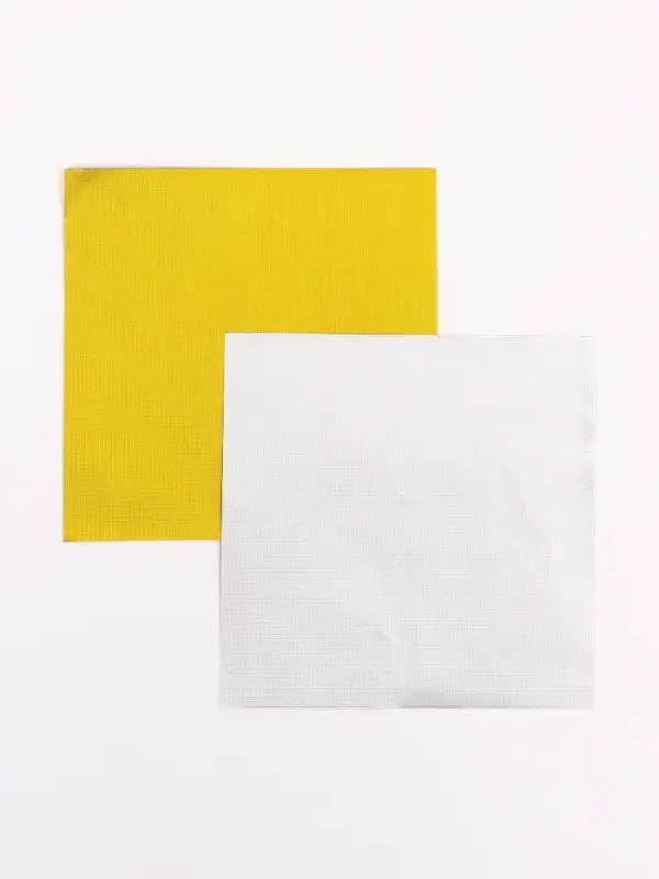 Фольга для конфет 10&times;10 см 100 шт., лимонное золото, фактура №2