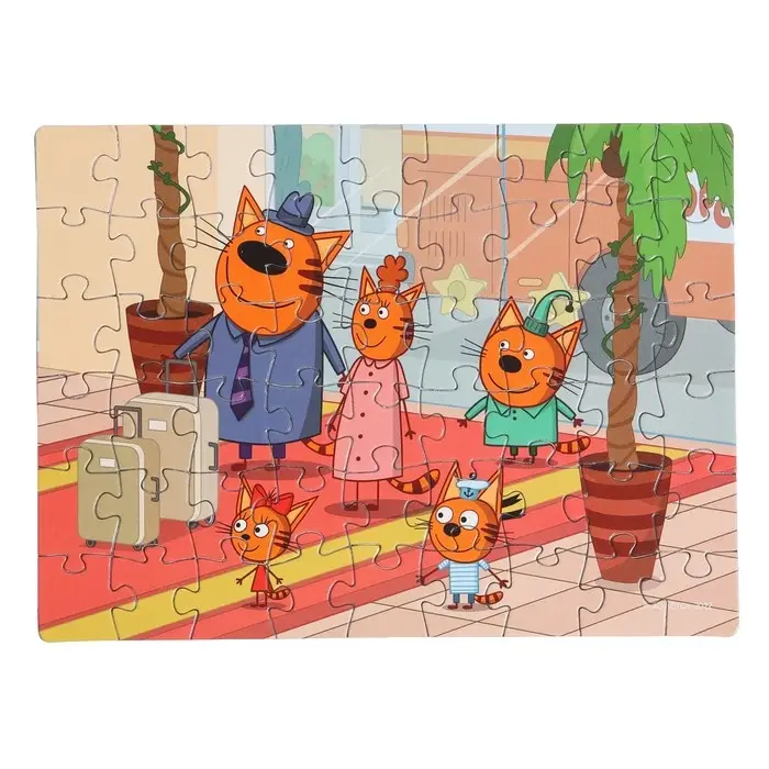 Пазл «Три кота», 54 элемента Пазл «Три кота», 54 элемента