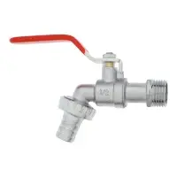 Кран водоразборный со штуцером ZEIN Engr, 1/2"