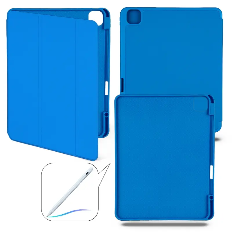 Чехол-книжка iPd Pro 13 (2024) Smart case (Pencil) Blue №16