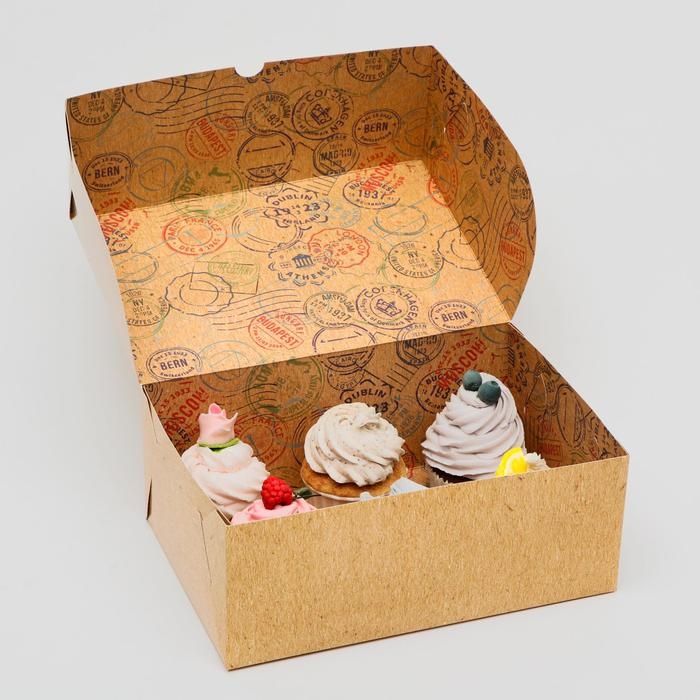 Коробка складная, двухсторонняя  Коробка складная, двухсторонняя " Post office " 25 х 15 х 10 см