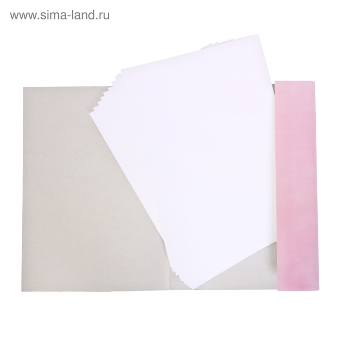 Папка для акварели А4, 20 листов  Папка для акварели А4, 20 листов "Цветы", блок 180 г/м