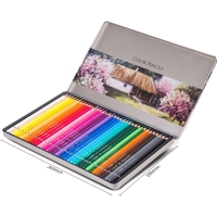 Карандаши цветные Deli липа 36 цв/наб мет.кор. 6566