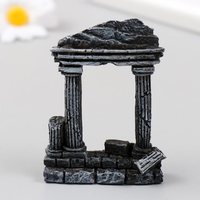Фигурка для флорариума полистоун  Фигурка для флорариума полистоун "Римская колонна" 6х1,5х8 см