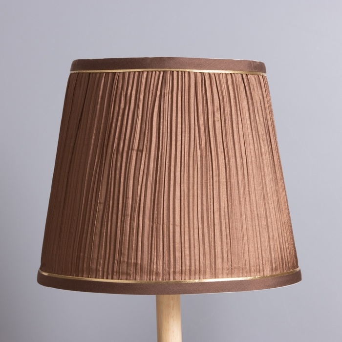 Лампа настольная Лампа настольная "Луиза" 1х40Вт Е27 1х5Вт LED черный/шоколад 25х25х43см