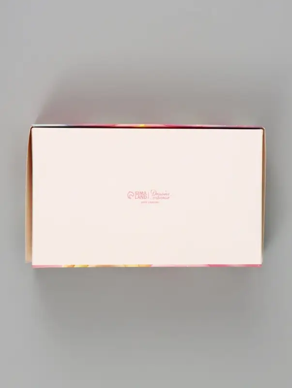 Коробка подарочная складная &laquo;Радуга&raquo;, 20&times;12&times;4 см, с окном