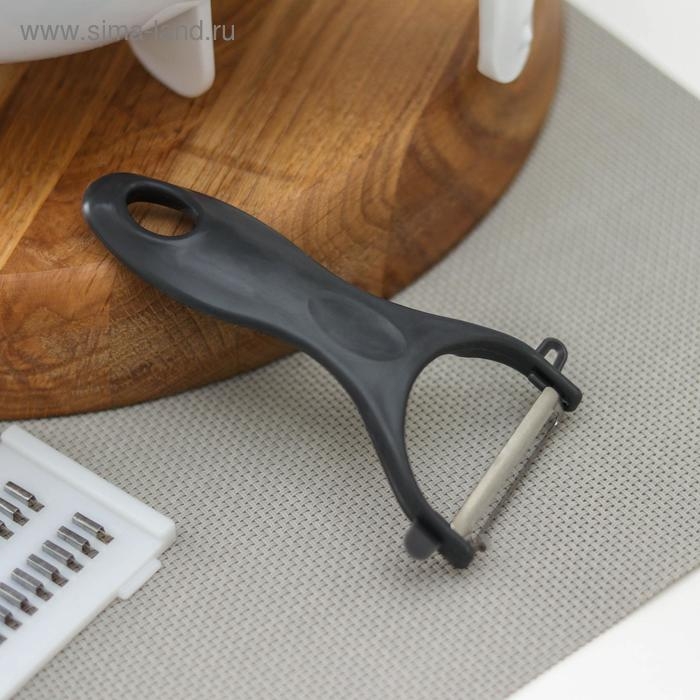 Многофункциональная овощерезка «Маджестик», со сливной корзиной, 22,3×13,5×22,5 см, цвет бело-серый Многофункциональная овощерезка «Маджестик», со сливной корзиной, 22,3×13,5×22,5 см, цвет бело-серый