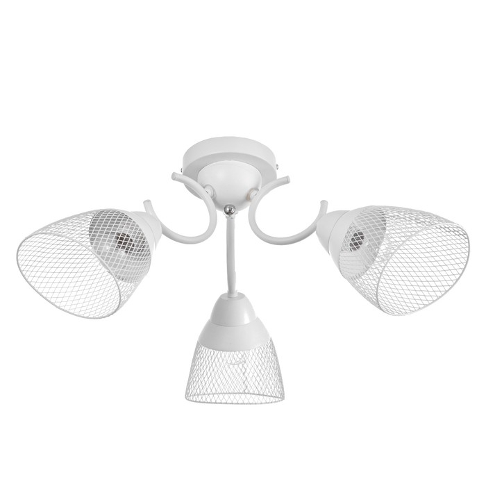 Люстра Люстра "Грэйс" 3х60Вт Е27 Белый 56х56х28см