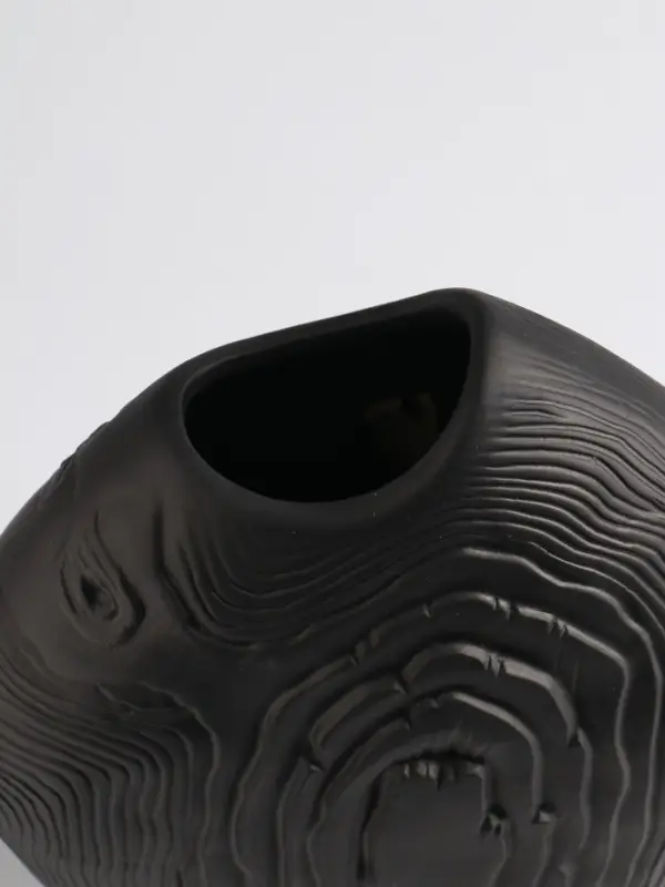 Ваза «Бего», 24×21 см, керамика, чёрная Ваза «Бего», 24×21 см, керамика, чёрная
