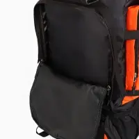 Рюкзак туристический, 90 литров, 6 наружных карманов, шнуровка, оранжевый