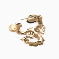 Брошь &laquo;Скорпион&raquo;, белая в золоте