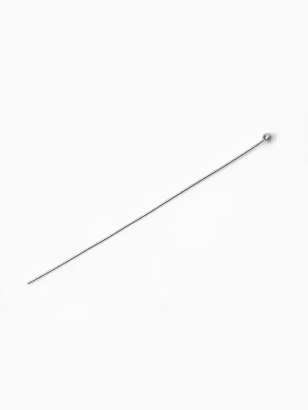 Штифт с шариком СМ-1103-10, 5 см, 50 г, (&plusmn; 465 шт.), цвет серебро