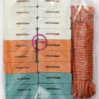 Прищепки для белья Доляна, 20 шт., верёвка бельевая 13 м, 6.5&times;2.3 см, ширина низа 3.8 см
