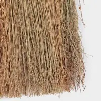 Веник узбекский из сорго 2-х прошивной малый, 55-60 см, ручная работа